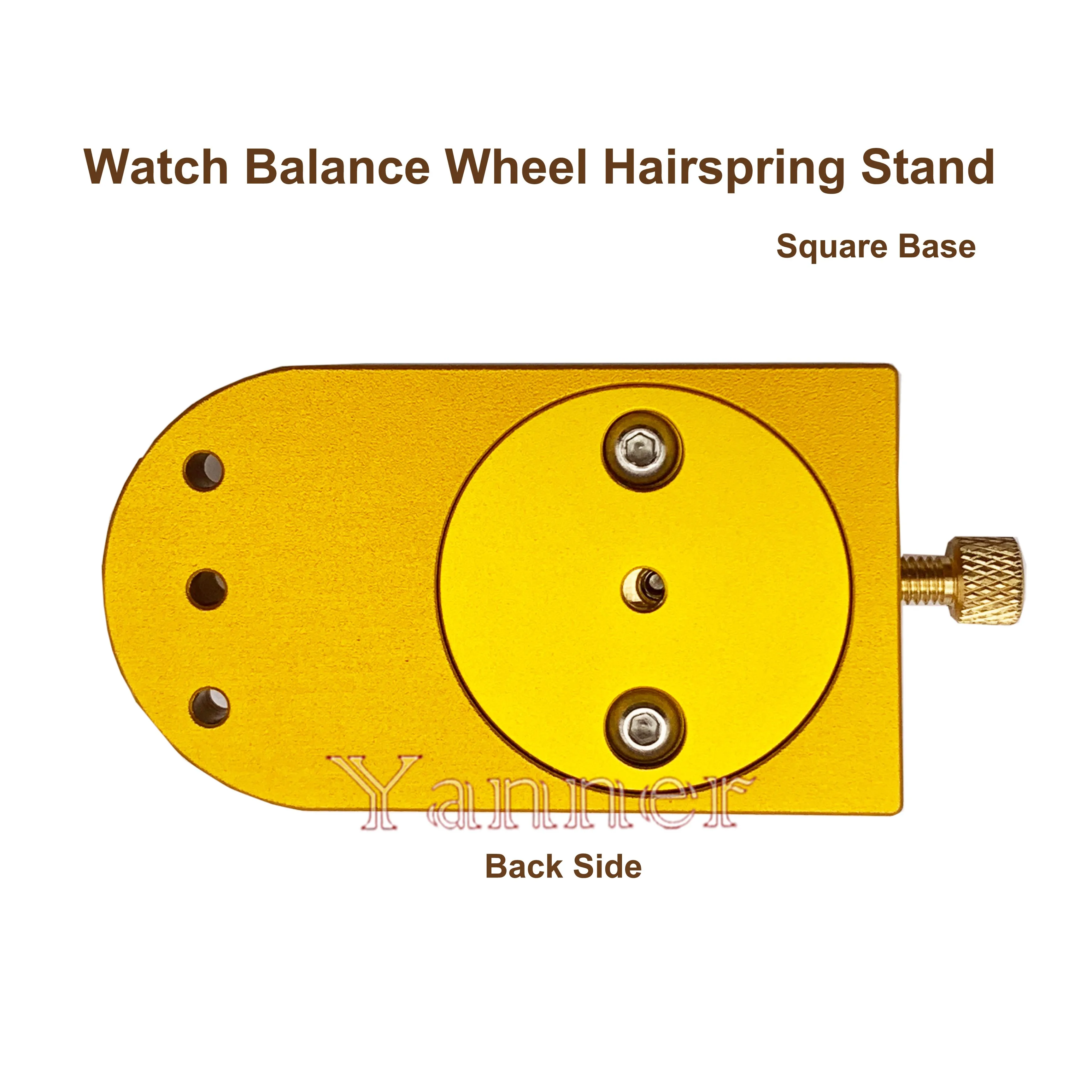 นาฬิกา Balance Wheel Hairspring ขาตั้งฐานสนับสนุนช่างซ่อมนาฬิกาสอบเทียบซ่อมเครื่องมือ