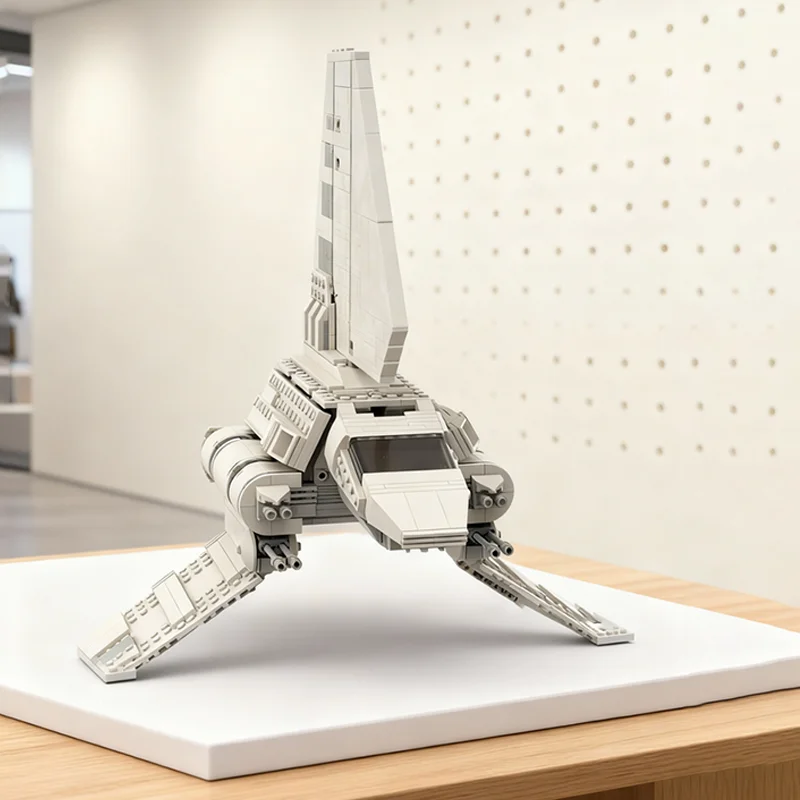 

970pcs MOC Imperial Lambda Class Shuttle Star Battle Model Building Blocks Desk Ornament, Home Decor For Adults Desk Decor Gift