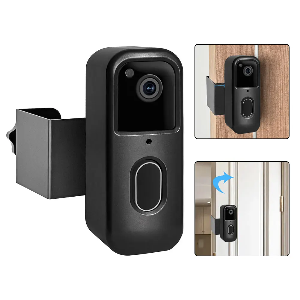 1 Pcs Anti-Theft Doorbell Mount Protective Cover Black For Blink Video Doorbell 2nd Gen  Replace Practical Accessories