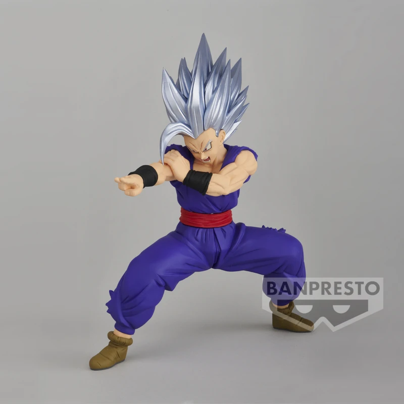 Bandai-figuras de acción de Dragon Ball para niños, juguetes originales de BANPRESTO, Super héroe, sangre de SAIYANS, bestia especial, Son Gohan