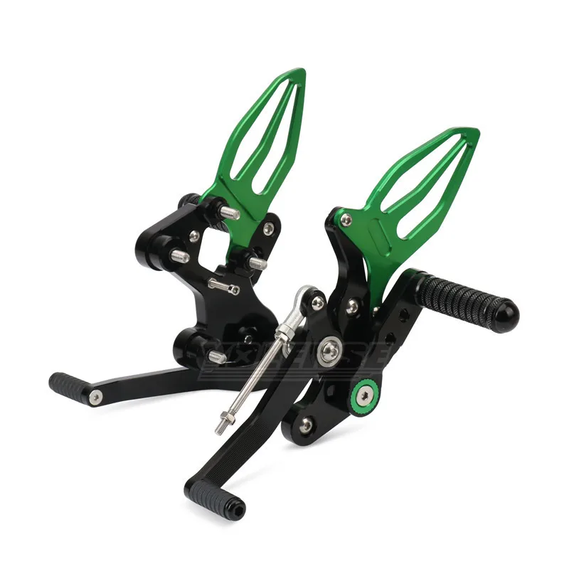Picture 5: Adjustable Footpeg Motorcycle Raise Move Back Footrests Rearset Rear Foot Rests For NINJA500 NINJA400 Ninja 500 400 Z500 Z400