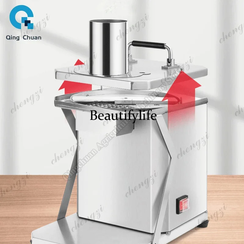 K182Vegetable Cutter Commercial Electric Fruit Slicer Tomato Cube Cutting Stainless Steel Food Processor Automatic Cutting Machi