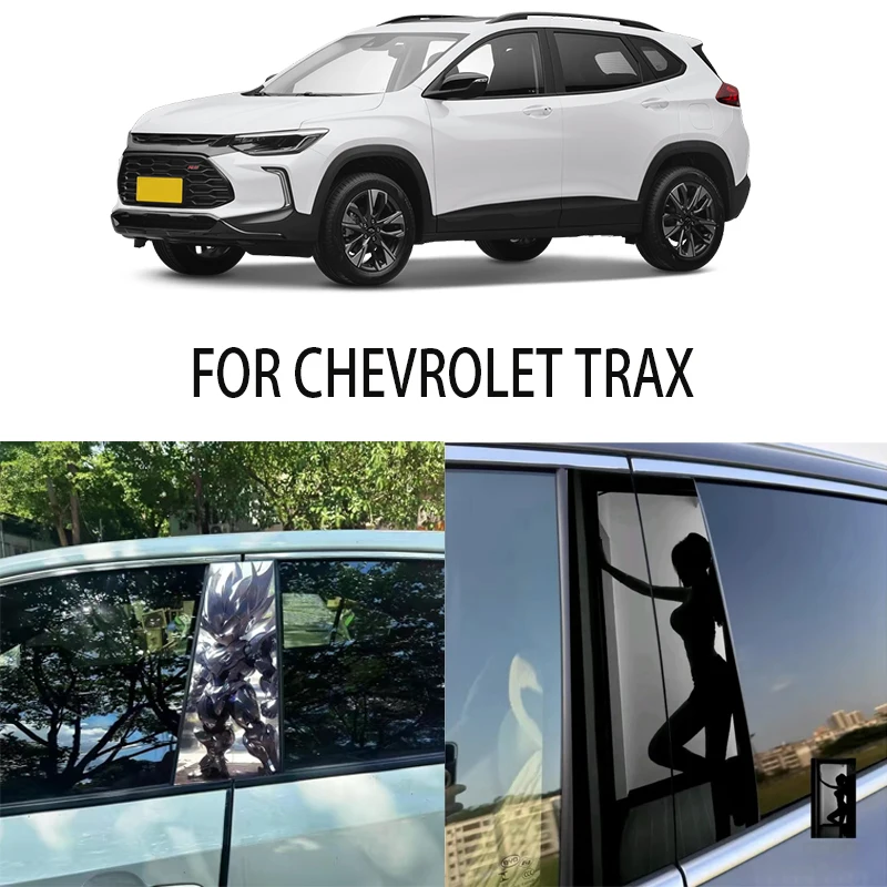 

Door Window Decoration Trims Pillar Posts Stickers Auto Styling For CHEVROLET TRAX Car accessories