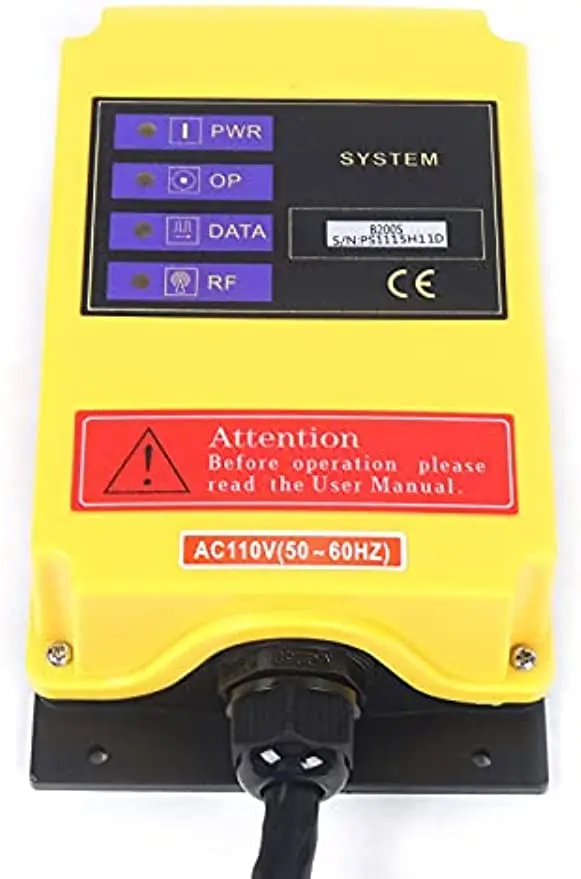 6 Channel 2 Speed 2 Transmitter 1 Receiver Hoist Crane Wireless Remote Control