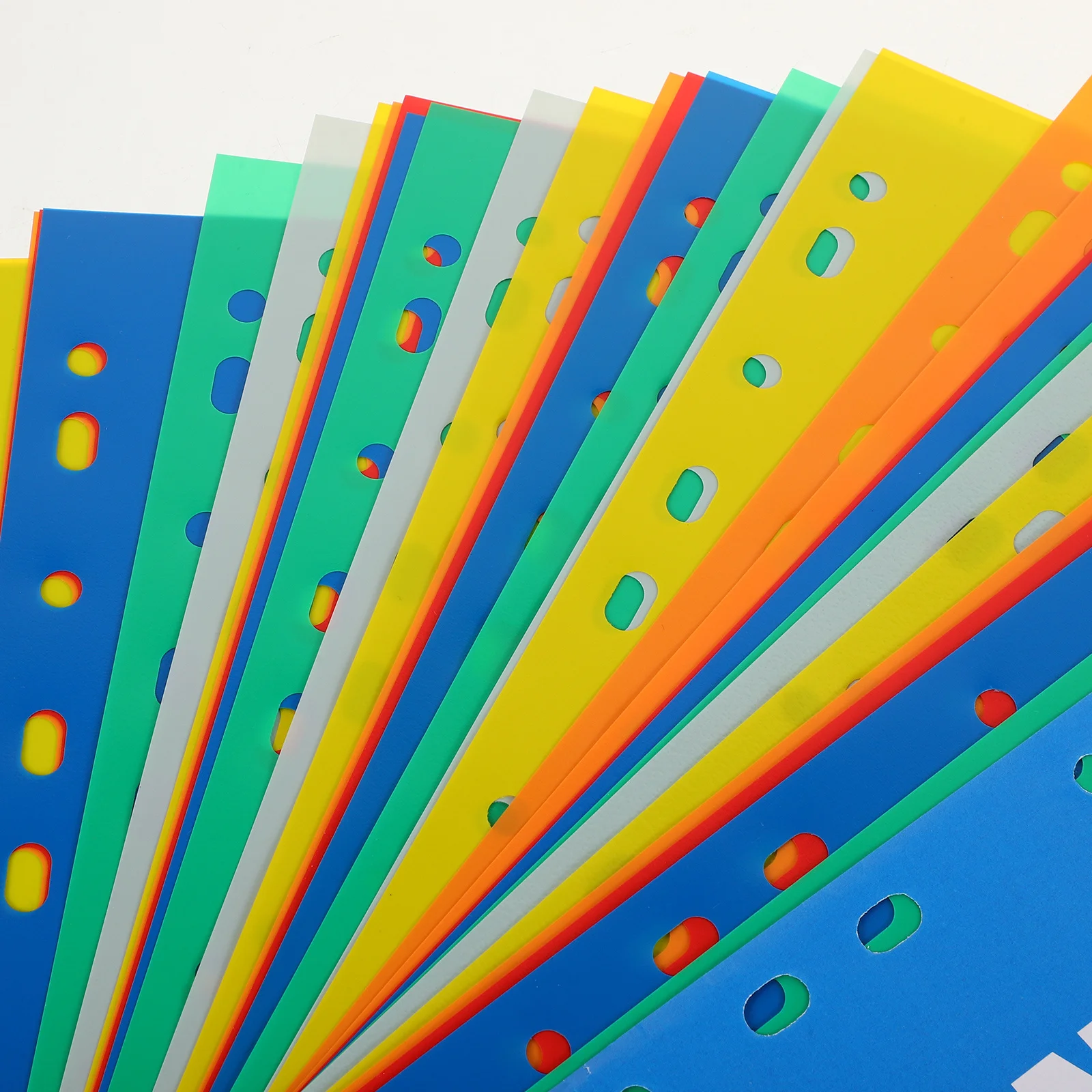 1Set Aesthetic Binder Index Dividers 1-31 Number Labels A4 11-Hole Loose-Leaf Page Markers for Notebook File Folder