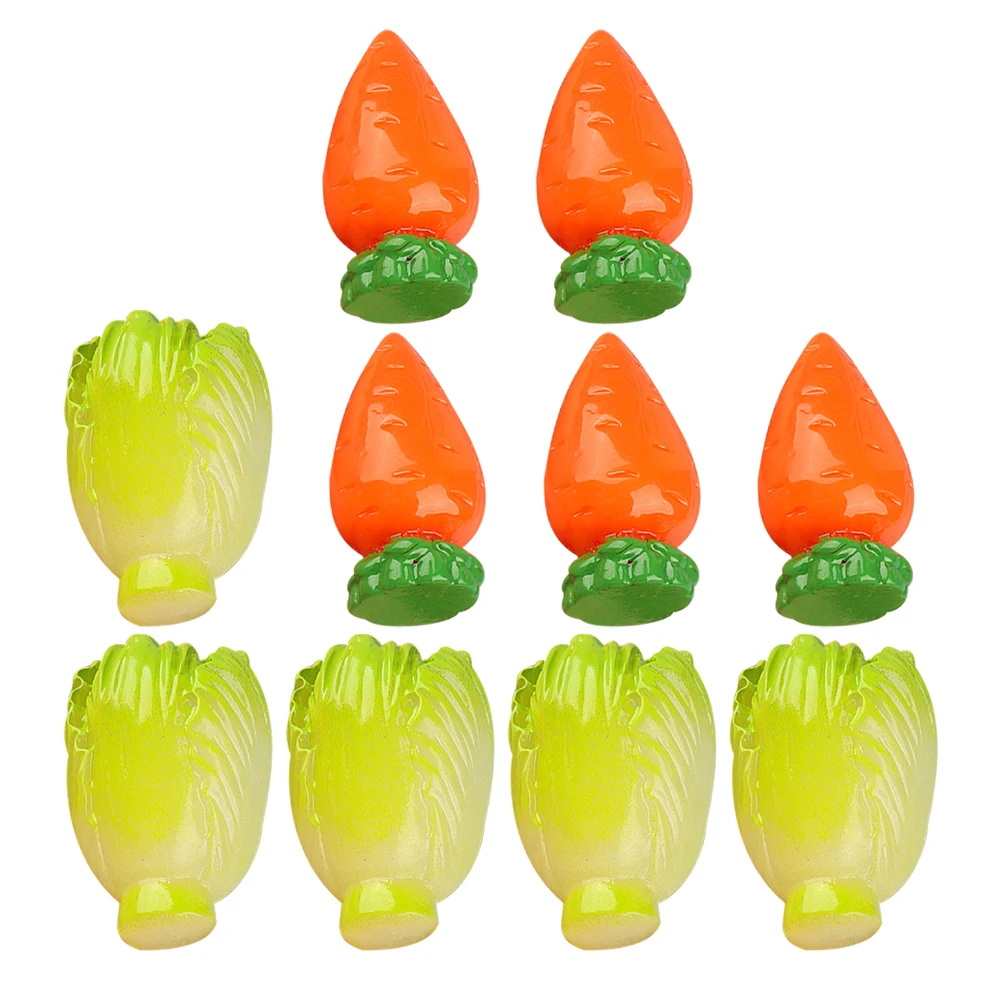 

10Pcs Artificial Vegetable Lifelike Decorative Set Realistic Fake Vegetable Display Props for Restaurant Home Market Decoration