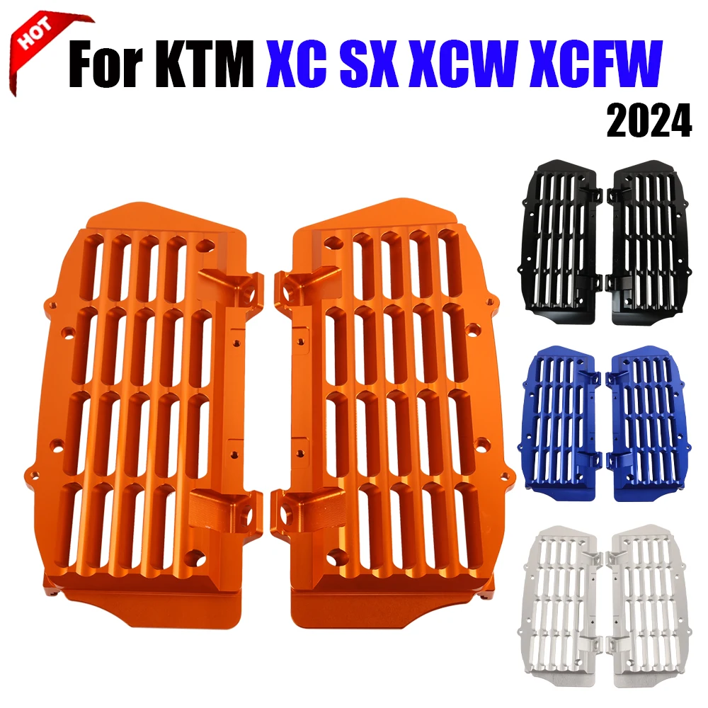 

2024 New Radiator Guard Grille Protector for KTM 125 - 500 XC XCF SX SXF XCW XCFW EXC EXC-F TPI Six Days 2024 year Accessories