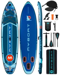 Myboat-Tabla de Paddle hinchable para adultos, accesorio impermeable, Extra ancho, 11 '6' x34 'X6', para SUP acuático