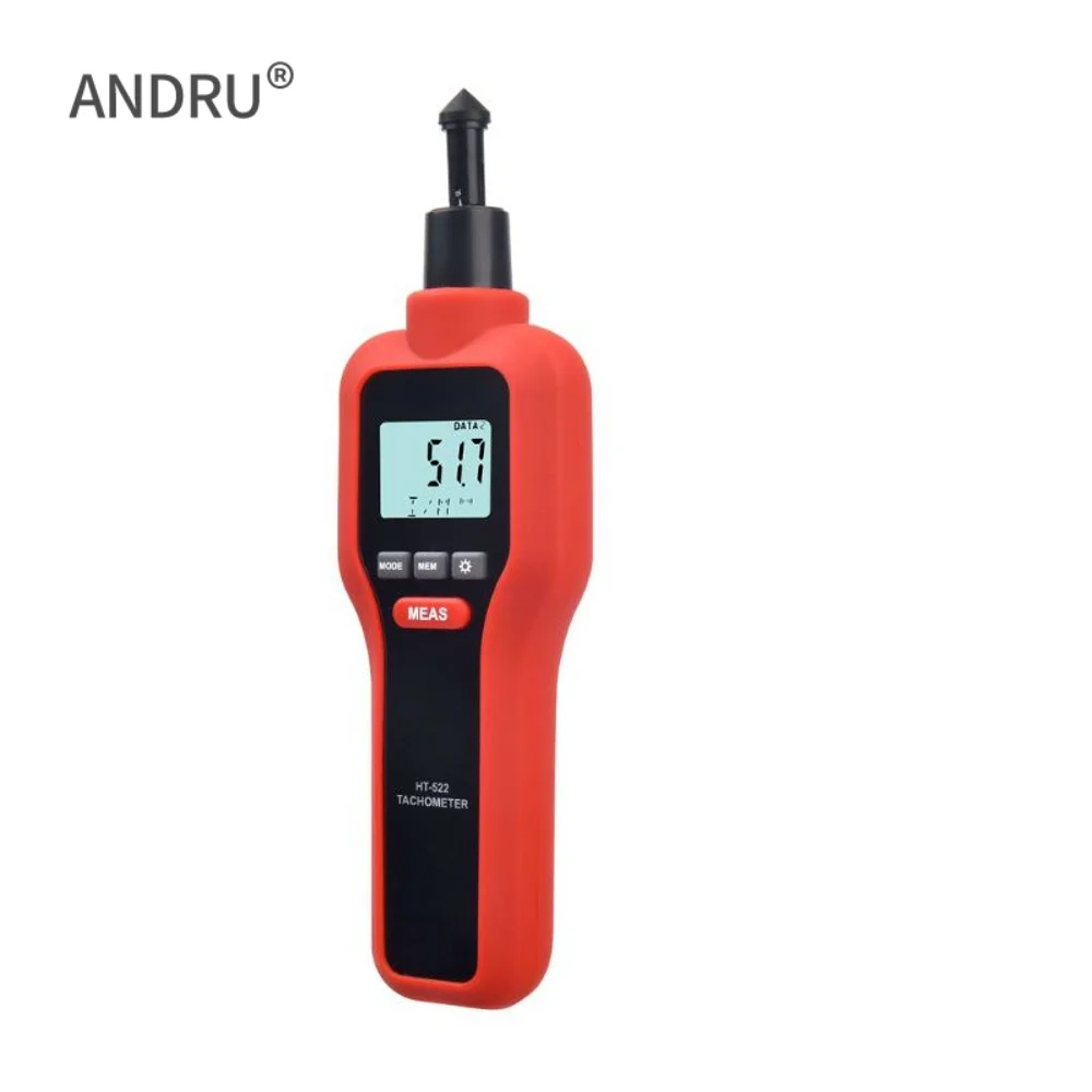 

HT-522 Hand-held Digital Tachometer, Suitable for Automotive Laser Tachometer Oem