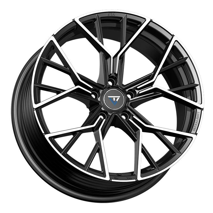 VLF13 Latest China Model 5X120PCD Black Machine Face Passenger Alloy Car Wheel Rim Car Modification