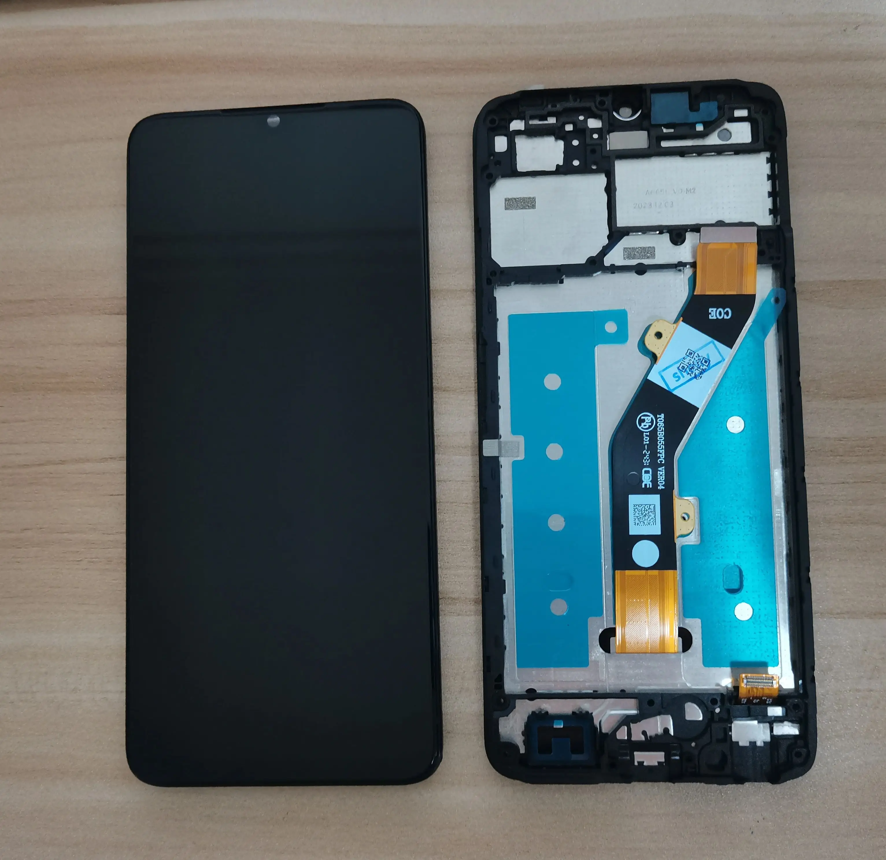 Pantalla LCD de 6.6 pulgadas para Itel A70, ensamblaje de digitalizador de pantalla táctil para Itel A70 A665L, piezas de repuesto para reparación de pantalla