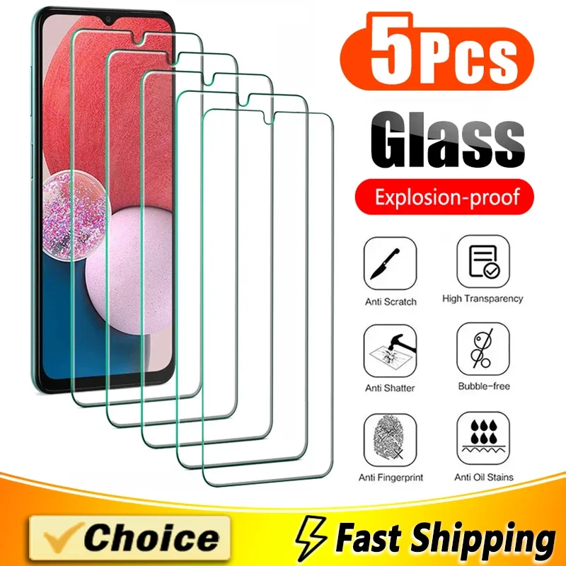 5Pcs Screen Protector For Google Pixel 5A 4 4G 5G 5 6 4XL 3 Screen Protector Case Friendly For Google Pixel 3A 4A  3XL Glass