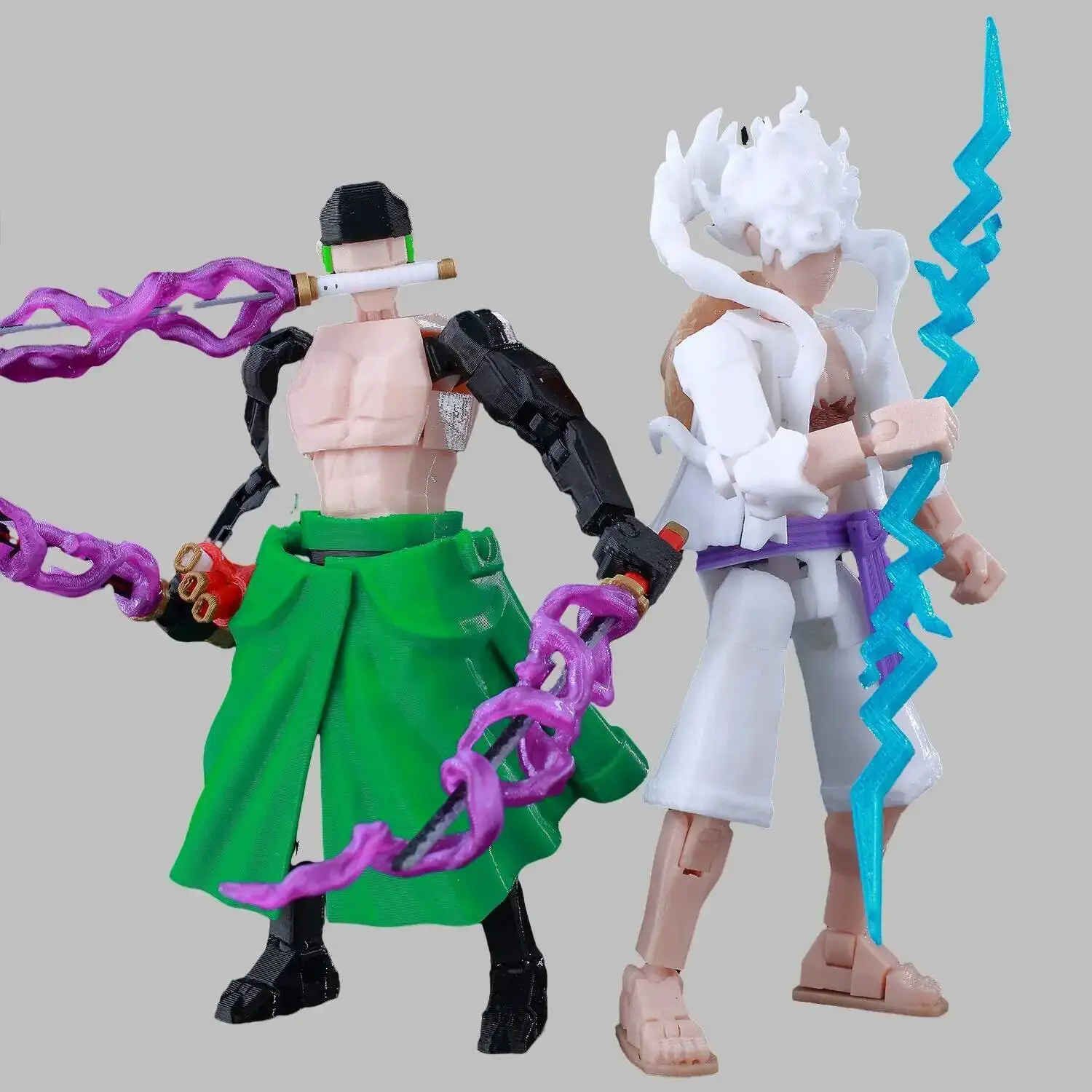 9L 3Dプリント ワンピース ギア5 ルフィ ラバーハンドフィギュア