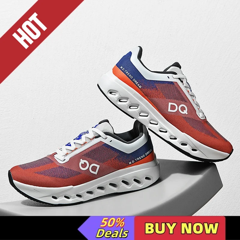 

Running Shoes Men Marathon Sneakers Air Cushion Breathable Lightweight Women Comfortable Athletic Sports Outdoor Walking Shoes