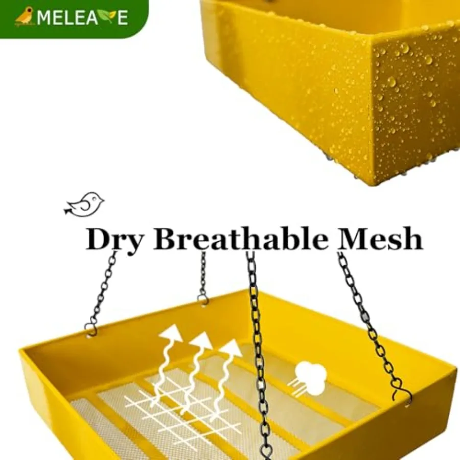 【Spot goods】Bird Feeders for Outdoors Platform Bird Feeder for Outside Large Capacity 3.5 lbs view 5