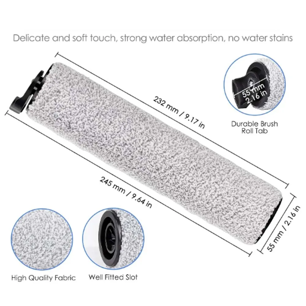 For Tineco Floor One S3 / iFloor 3 Replacement Wet Dry  Handheld Vacuum Cleaner Parts Roller Brush And Heap Filter Accessories