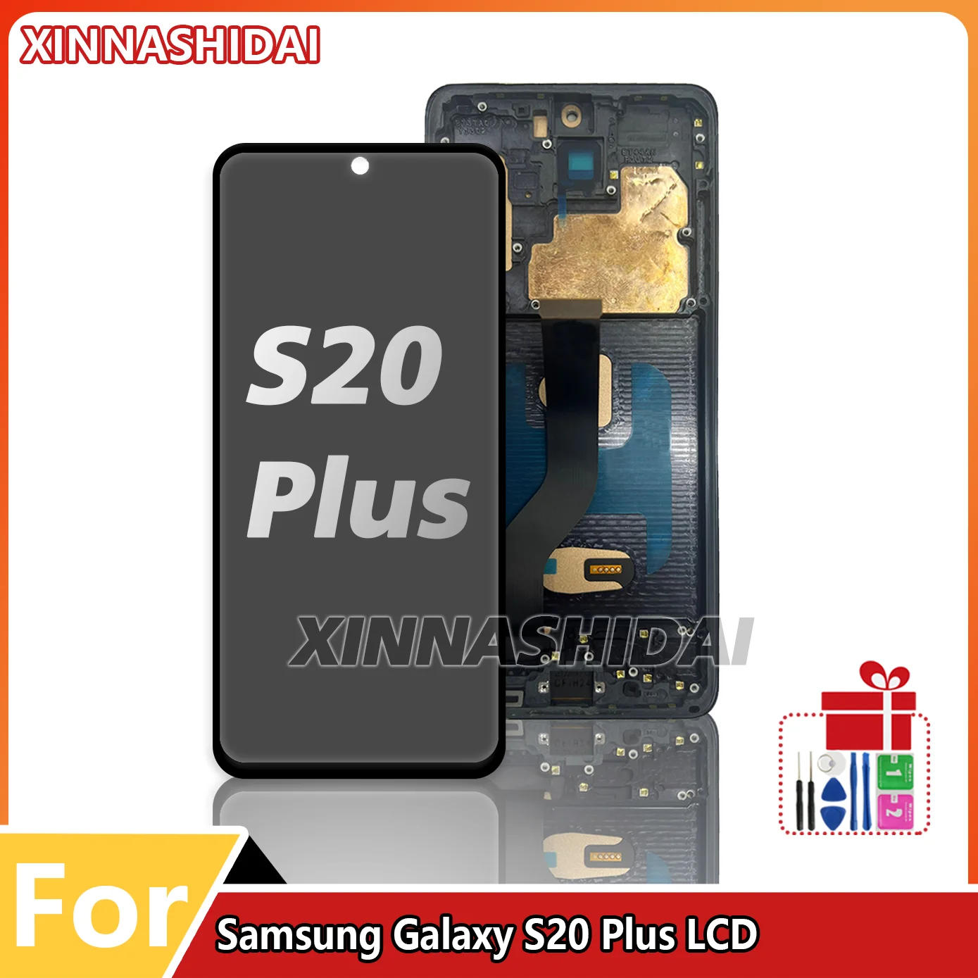 TFT With Frame For Samsung S20 Plus LCD Display Touch Screen Digitizer Assembly For S20 Plus G985F/DS G985 LCD