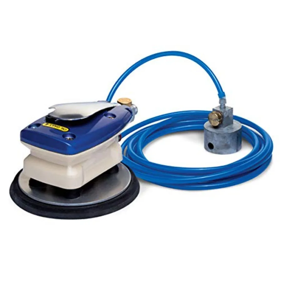 

5 in. Wet Jitterbug Block Sander Air Pneumatic Orbital with Water Hose Hook and Loop hine