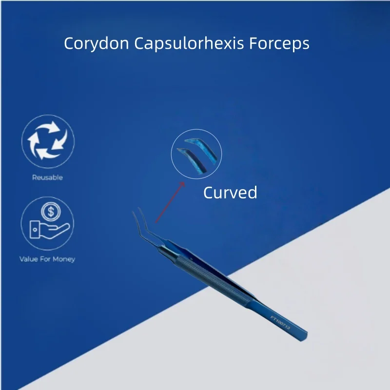 Oogtang en instrumenten Corydon Style Capsulorhexis-tang Corydon Straight