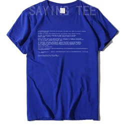 Blue Screen of Death | Geeky Windows Error, Funny Computer Nerd Unisex T-Shirt Programming Software Engineering Graphic Tee Tops