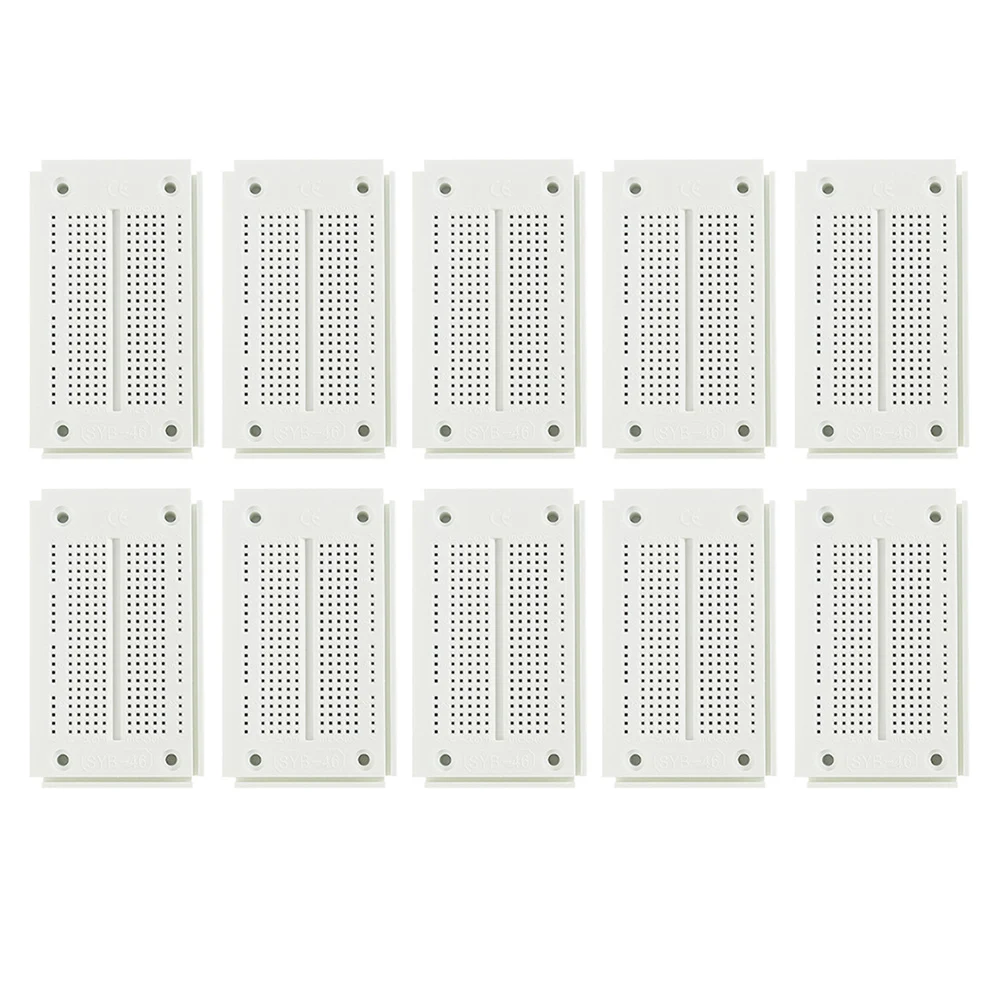 High Quality Tools And Instruments 10Pcs SYB-46 270 Holes Breadboard GPIO Expansion Board DIY Test Board  Holes  Breadboard