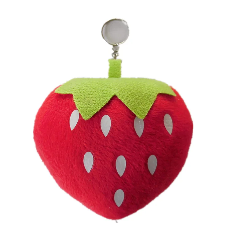 1pc Plush Toys Cute Strawberry Pendants Bags Clothing Accessories kawaii Birthday gift