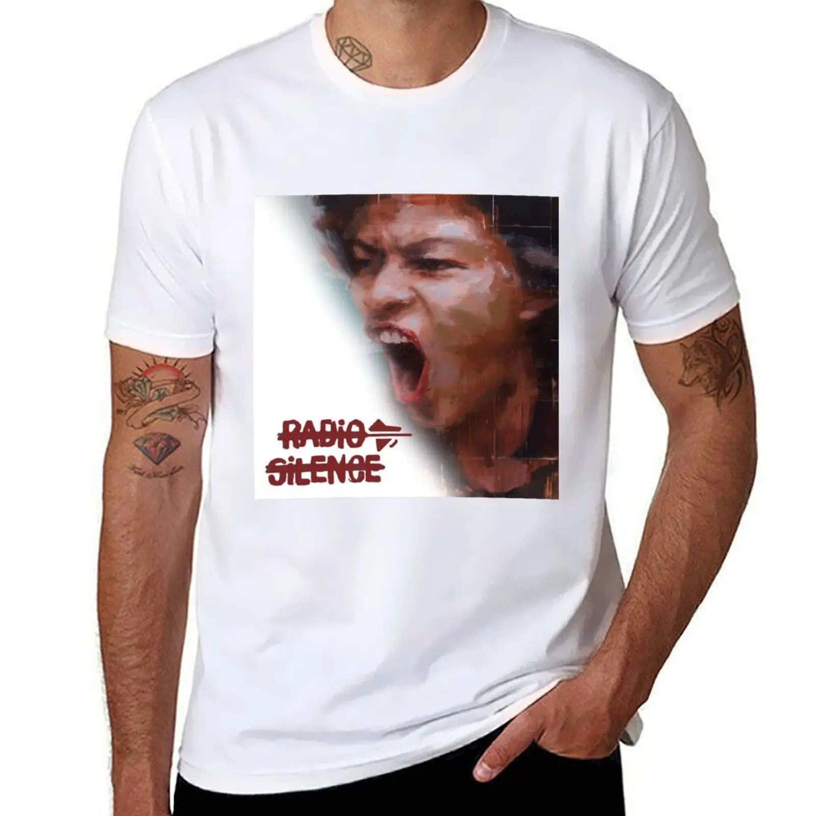 

Talib Kweli - Radio Silence T-Shirt man tshirt cotton t shirt pack T-Shirt
