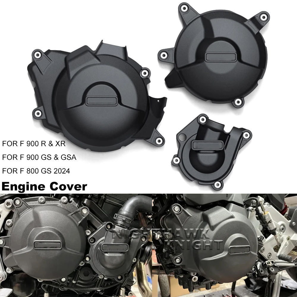 

New 2024 Motorcycle Engine Protective Cover For BMW F 900 R F900XR 2020-2024 F 900 GS F900 GSA F 800 GS F800GS Engine Cover Set