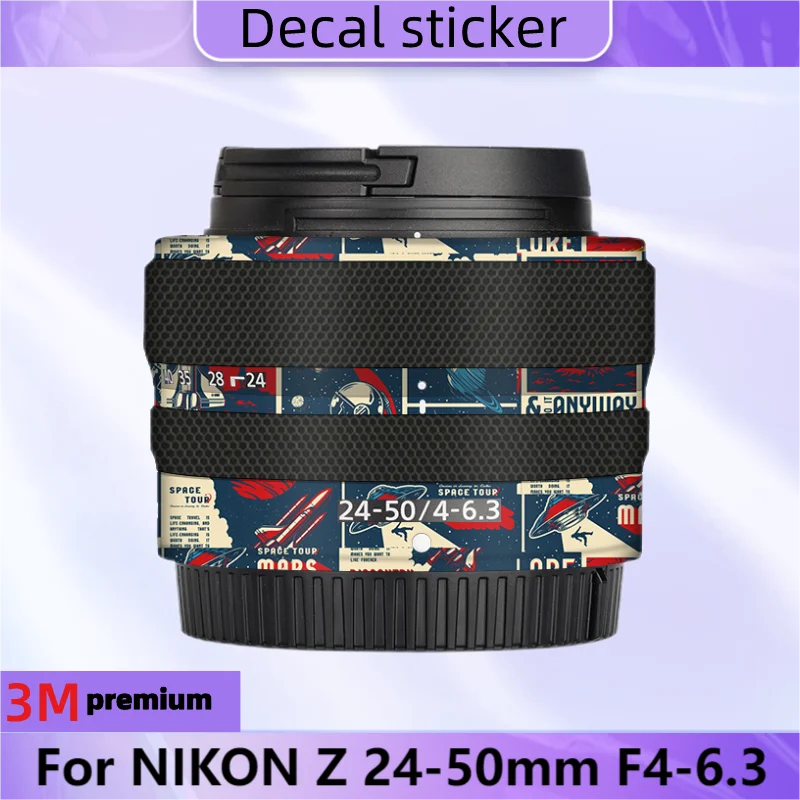 For NIKON Z 24-50mm F4-6.3 Lens Sticker Protective Skin Decal Vinyl Wrap Film Anti-Scratch Protector Coat 24-50