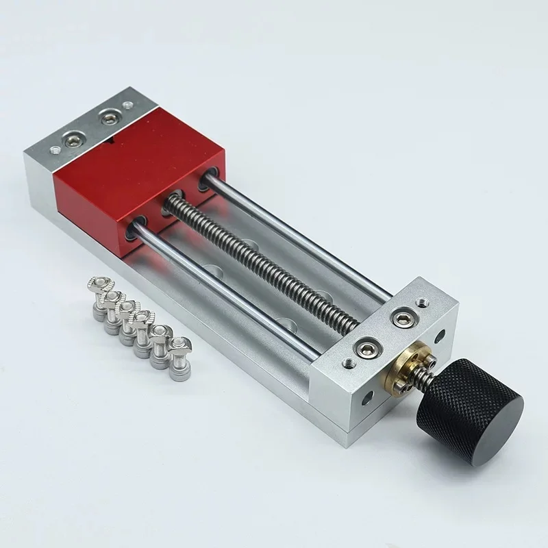 100MM Precision CNC Vise, Micro Bench Vise, Aluminum Alloy, DIY, Home Use, Hand Drill, Motherboard Clamping Fixture