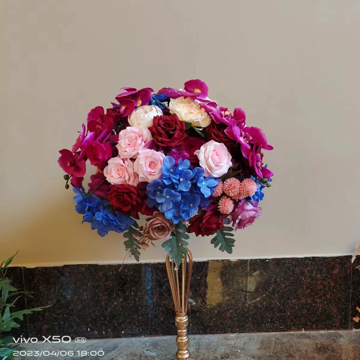 

Customized Artificial Flower Ball Wedding Decoration T-Stage Decor Road Leading Flower Ball Table Centerpiece Decor Real Picture