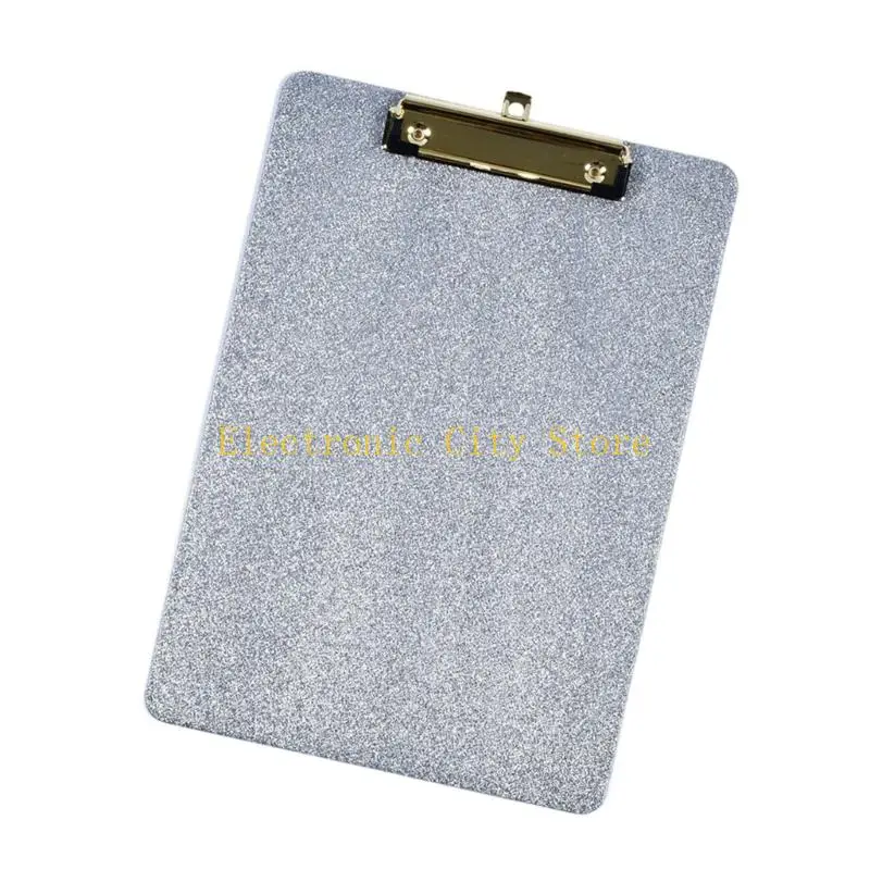 Clittering acrylic Clipboard 12x8.6 inch Kích thước tiêu chuẩn Tài liệu viết văn bản với clip kim loại cho trường văn phòng HU8D