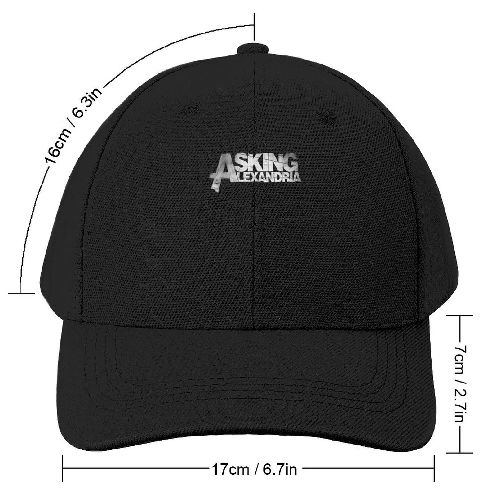 Asking Alexandria Logo Band Vintage Baseball Cap Ball Cap Dropshipping Hats Man Women's