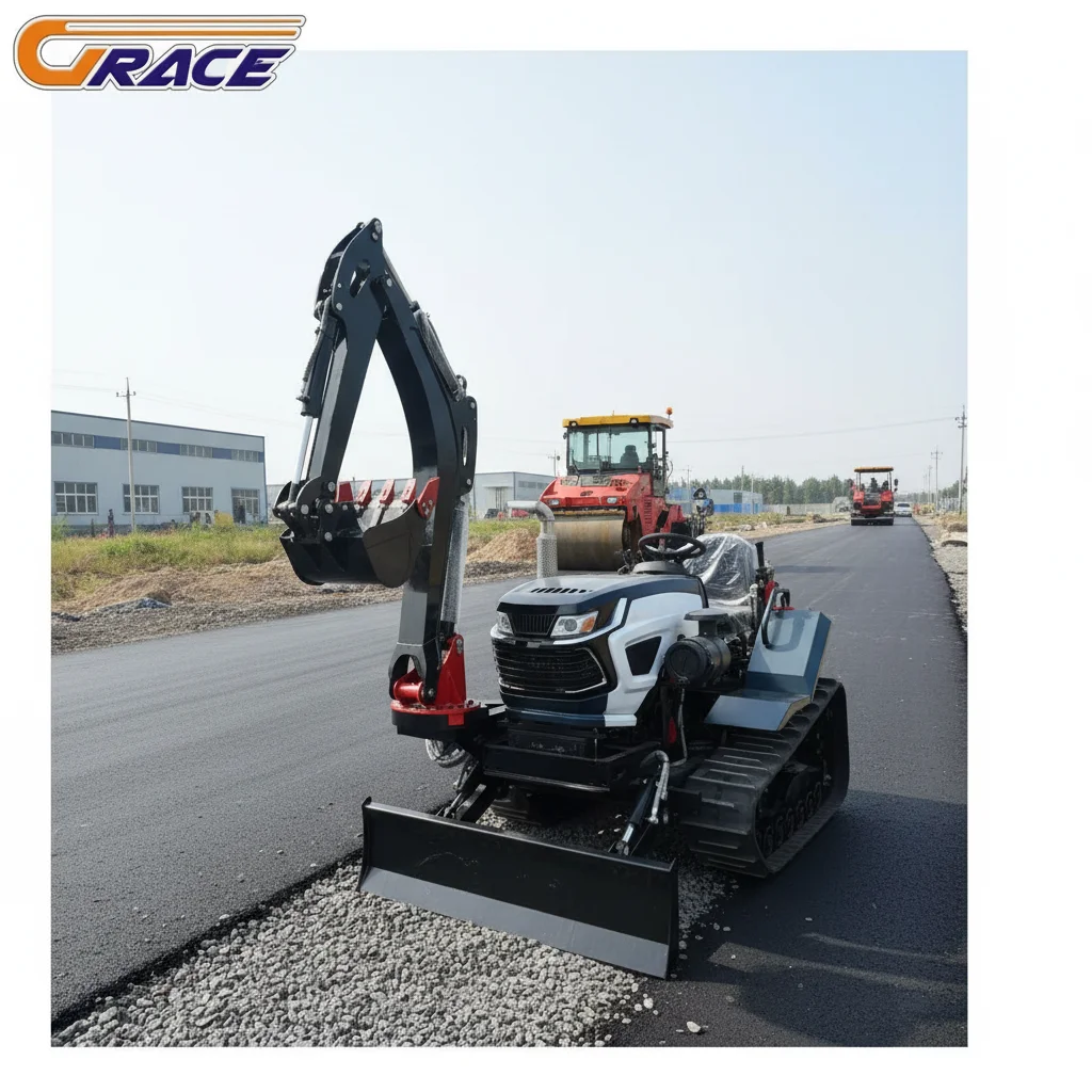 

Многофункциональный гусеничный трактор для сада и огорода с возможностью индивидуальной настройки