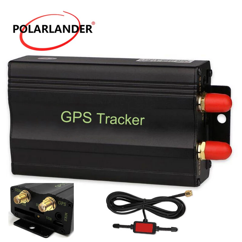 TK103A Vehicle GPS Tracker with SMS GPRS Locator ACC Trigger Anti-Theft Tracking System Door Movement Alert with Relay