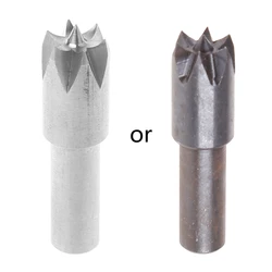 2024 New 6mm Plum Blossom Thimble Drill Bit For Mini Lathe Machine DIY Woodworking Tools