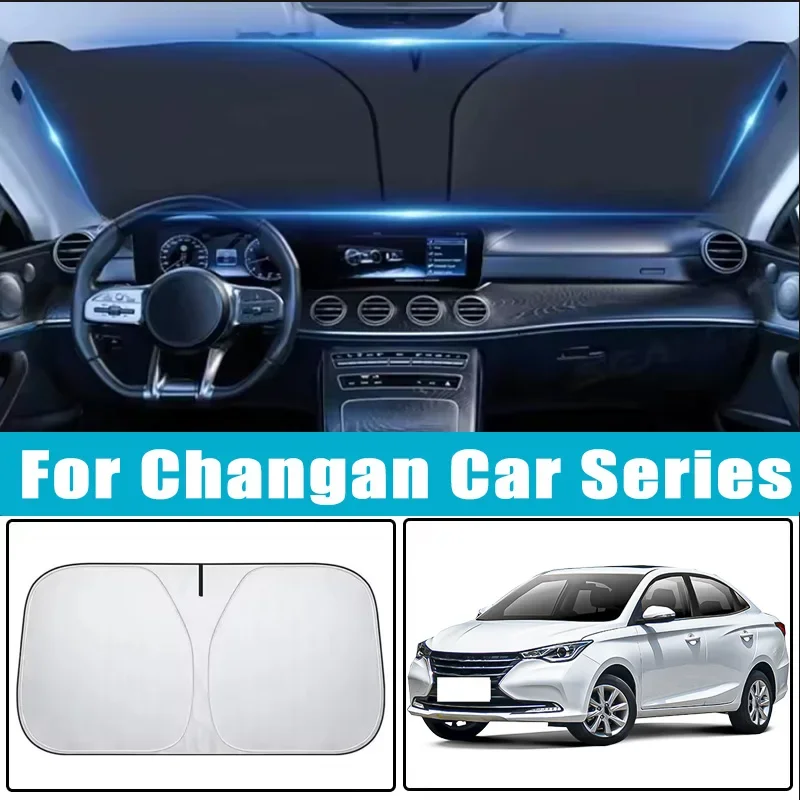 

For Changan CS35 CS55 CS75 PLUS UNI-K UNI-T V Uni Vado CX20 Car Sun Visor Windshield Sunshade Heat Insulation Auto Accessories