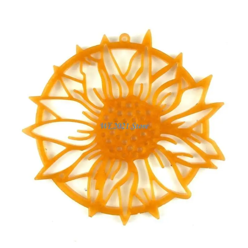 G5GC قالب راتينج للتعليق على الحائط على شكل زهرة القمر مجموعة قوالب سيليكون على شكل زهرة القمر لتزيين الحائط