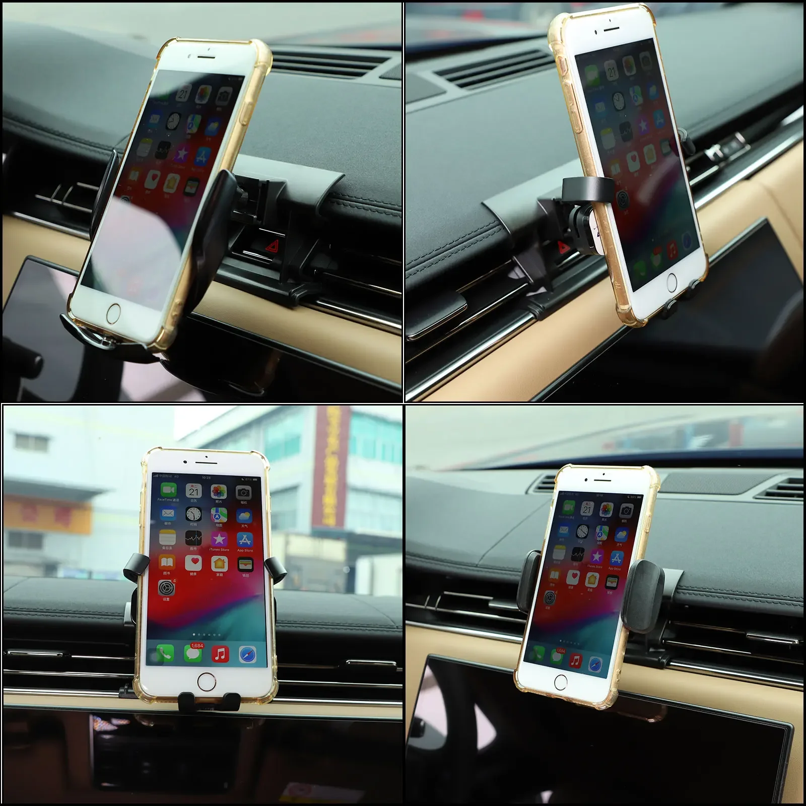 حامل هاتف محمول بمنفذ هواء للتحكم المركزي لسيارة لاند روفر رينج روفر فوغ/رياضة L460 L461 2023 + ملحقات السيارة #4