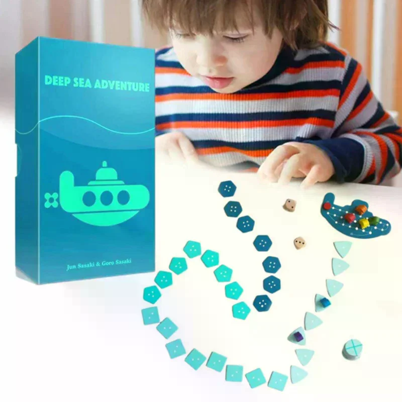 Deep Sea Adventure Board Games Family Party Game Card Fun Card Game Toys Friends Interaction Toy Treasure  Cards Games