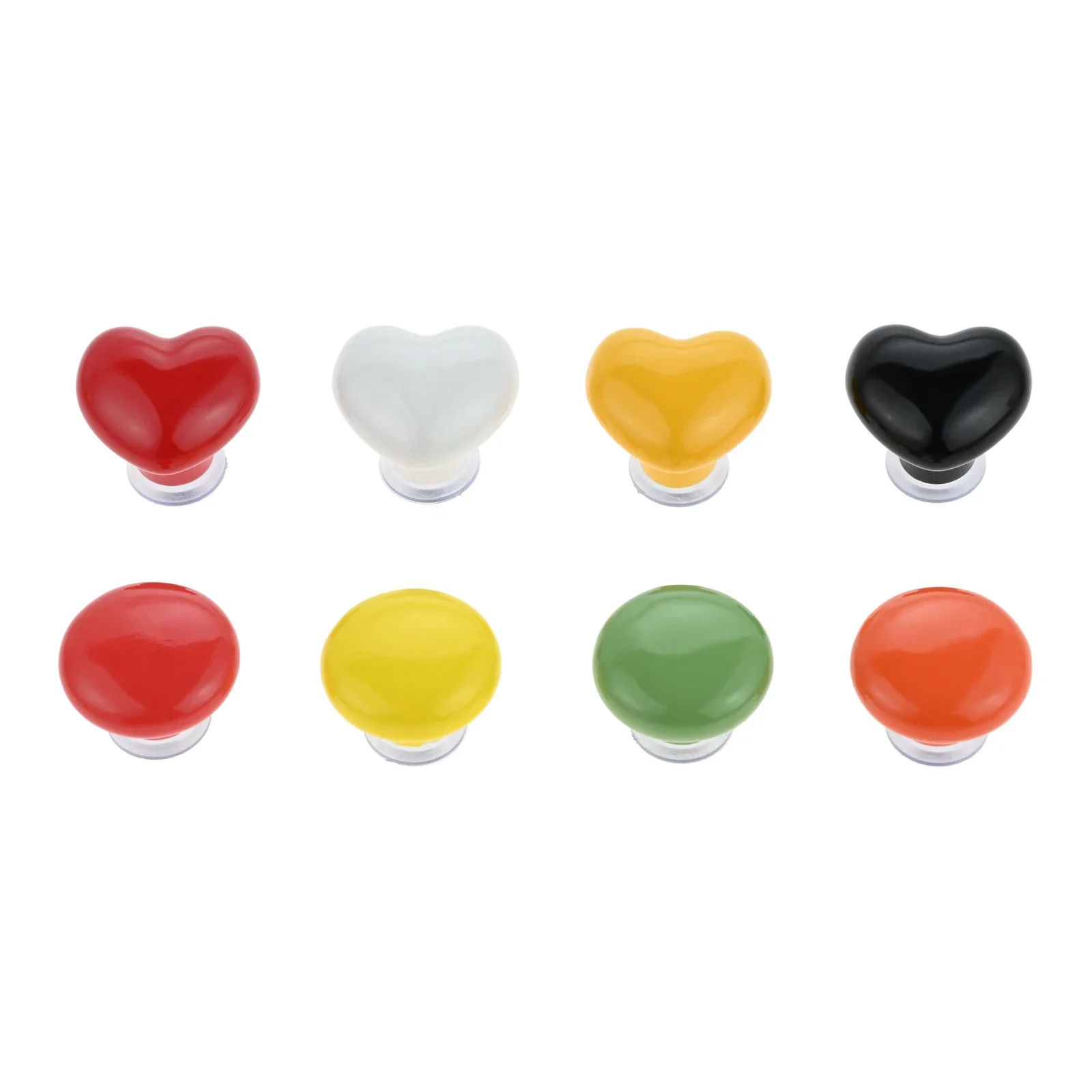 Bathroom Toilet Tank Flush Button Press Button Assistant Presser Handle Assist Tool for Flush Valve Button Round/heart Shape