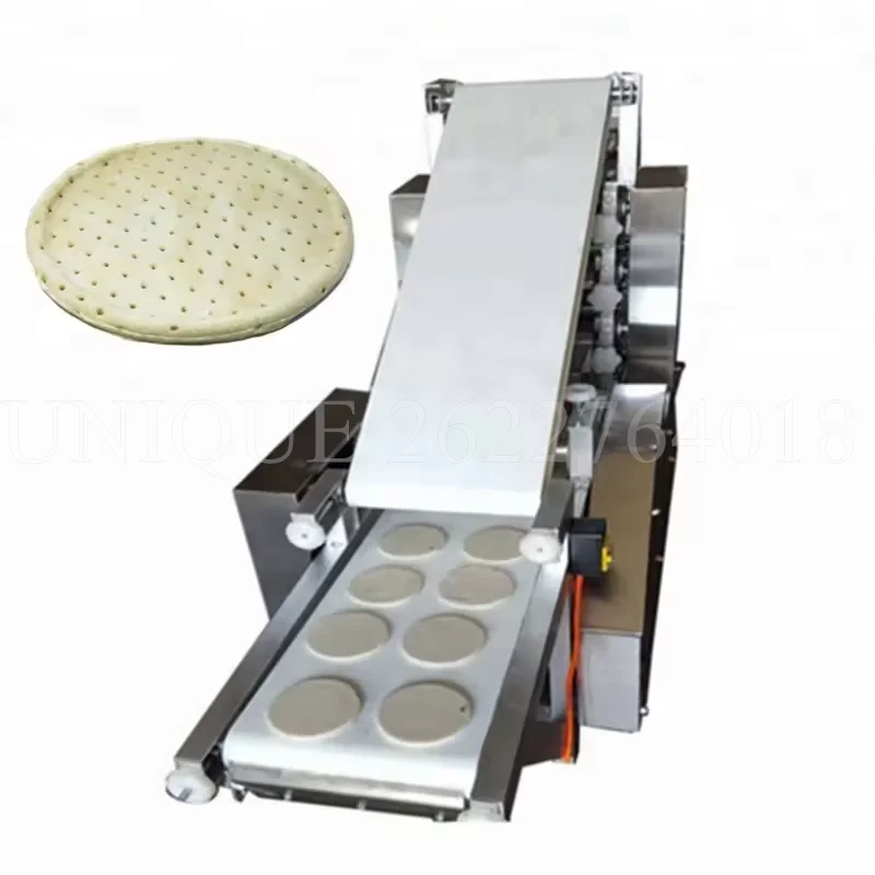 Commercial Electric Dumpling Dough Skin Wrapper Sheeter Arabic Pita Bread Pizza Base Pancake Roti Chapati Making Machine