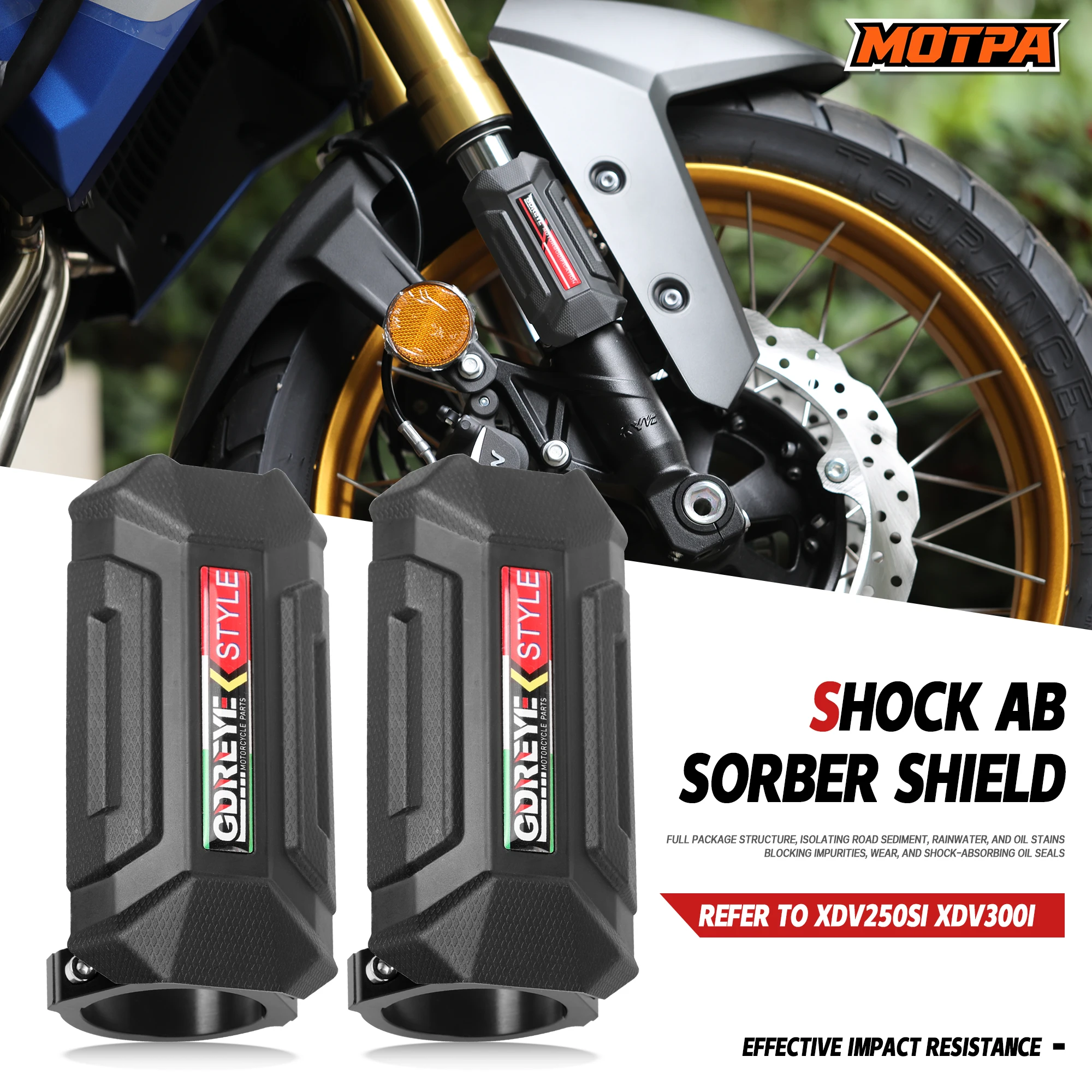 Frame Cover Motorcycle FOR LONGJIA XDV250si XDV300i Motorcycle XDV300 Shock Absorber Cover ...