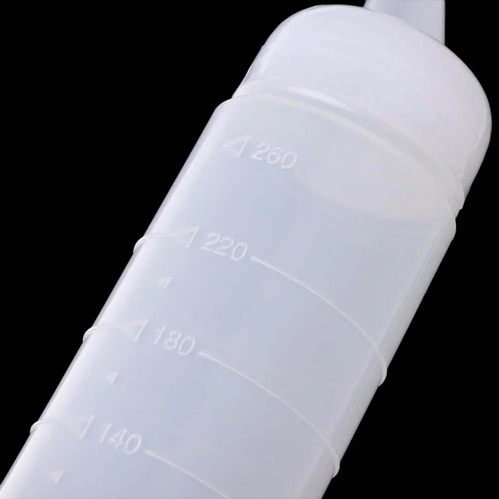 120ml/260ml Salon Applicator Measuring Plastic Bottle Hair Styling Hairdressing Tools