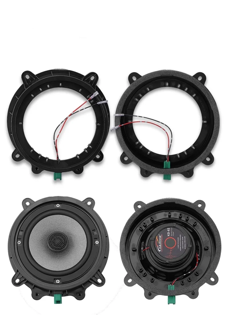 Car Audio Door Bass Speaker Mat Audio Horn Adapter Wire Cable Ring Waterproof  8 to 6.5\