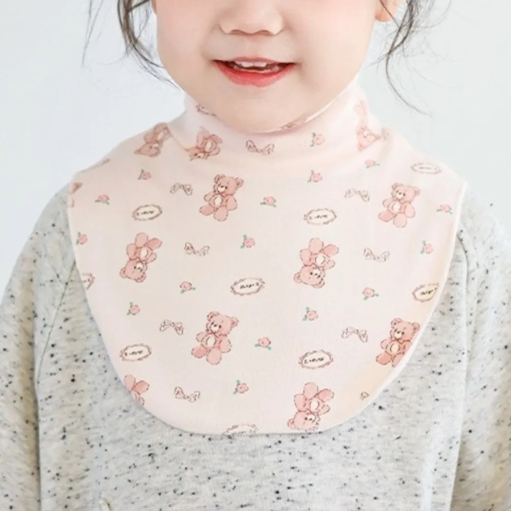 New Modal Cotton Fake Collar Top Detachable Half Top Toddler Neck Warmer Solid Color Warm Hijab Extensions For Boys Girls