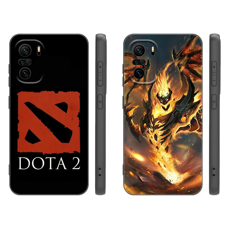 Черный чехол для телефона Dota 2 Game для Xiaomi POCO F3 X3 NFC X4 GT F5 F6 F7 M3 M4 M6 M7 X5 X7 Pro C40 C65 F4 M5 5G Черный чехол для телефона Dota 2 Game для Xiaomi POCO F3 X3 NFC X4 GT F5 F6 F7 M3 M4 M6 M7 X5 X7 Pro C40 C65 F4 M5 5G