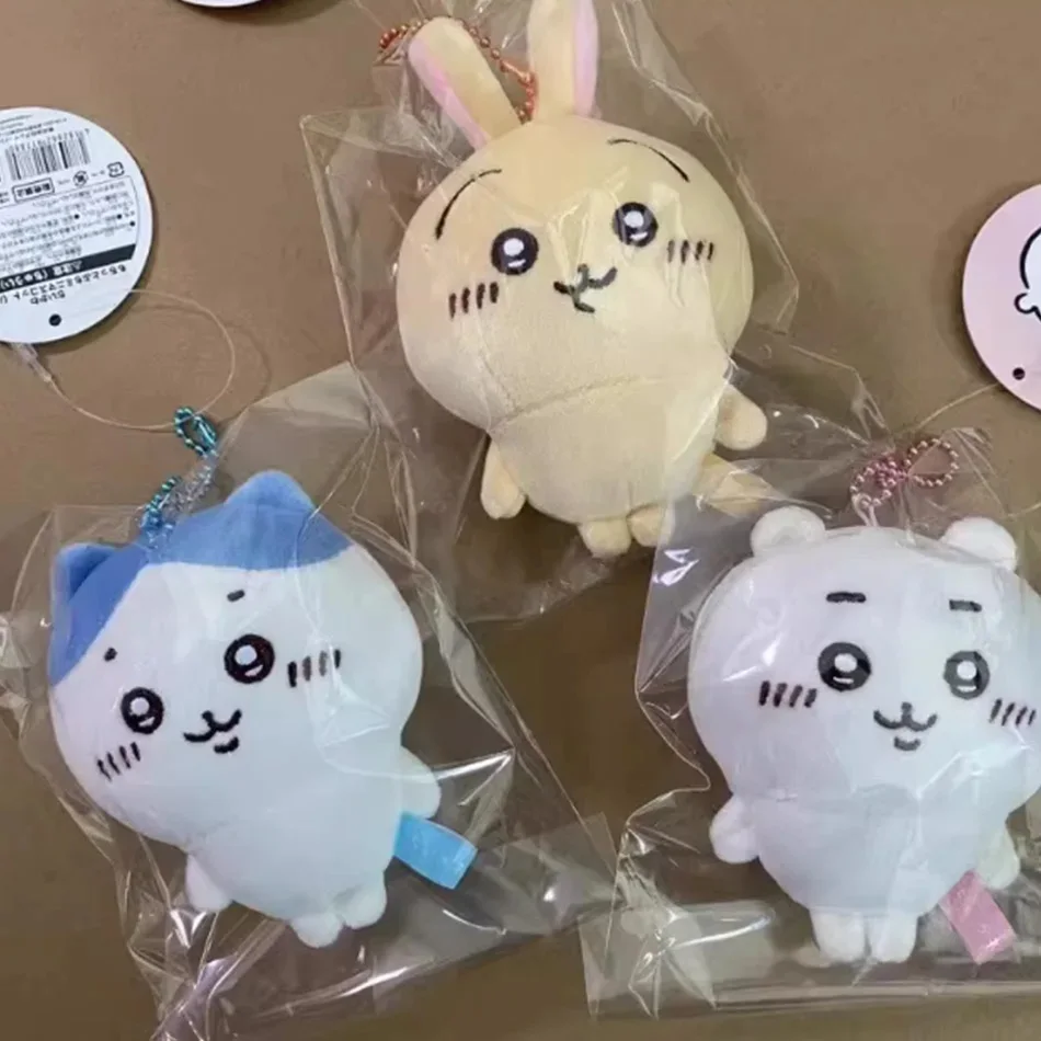 Nime Figuren Jiyi Cartoon Niedliche Plüsch-Schlüsselanhänger-Figuren Hachiware Usachi Kleine Füße Anhänger Selbstironischer Bär Puppe Geschenk – Detail 8