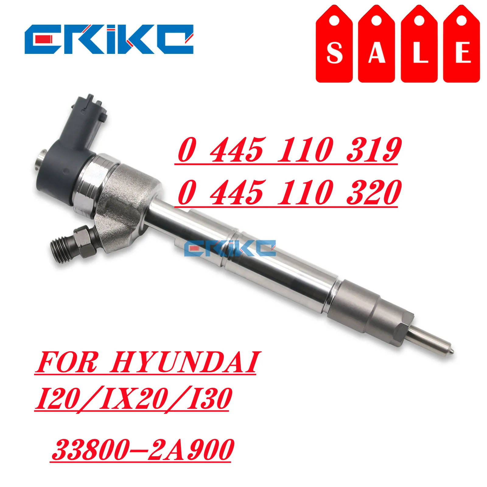 

0445110319 0445110320 33800-2A900 NEW DIESEL COMMON RAIL INJECTOR 0 445 110 319, 0 445 110 320 FOR HYUNDAI I20/IX20/I30