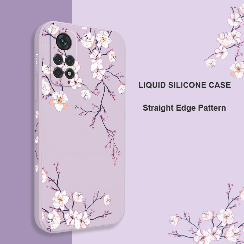 Plum Blossom Phone Case For Xiaomi Redmi Note 13 12 12S 11 11S 10 10A 10T 10S 9T 9 8 7 A1 Pro Plus 10C 9A 9C 4G 5G Cover